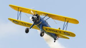 Le Boeing Stearman F-AZUD en 2014. (Photo redskin83 (CC BY-NC-ND 2.0))